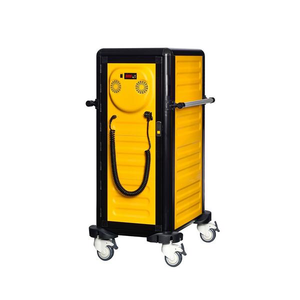Chariot chauffant thermique – chauffé – 19x GN 1/1