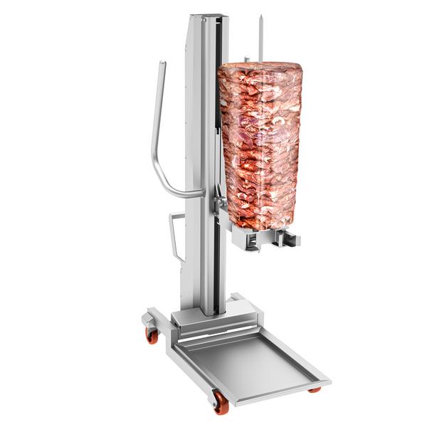 Hydraulic Doner Kebab Lift – 350 kg Max Load - AISI 430 Stainless Steel - For Doner Robot