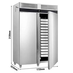 Armário congelador de pastelaria/padaria PREMIUM - EN 600x400 - 1700L - com 2 portas & 56 guias