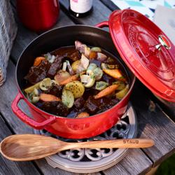 STAUB | SERVING - Liliomos lábtartó - 230mm - Öntöttvas - Grafitszürke