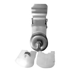 Castor Set (4) – 2 braked, 2 unbraked - 100x130mm - for Stainless Steel Shelving Series ERP