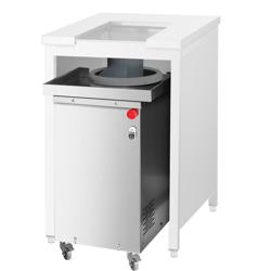 Arredondadora de massa - Potência: 0,37kW - Faixa de peso: ~50-300g - Produção: até 340unid/h