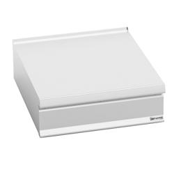 Elemento neutro con cajón - 800x900x300mm - acero inoxidable AISI304, acabado satinado Scotch-Brite - Norma CE - Serie PAOLO 900