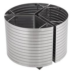 3x 1/3 Panier pour marmite de cuisson - Ø560xH440mm - 150L - GN 1/1 - Série 900 Série