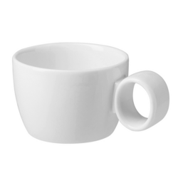 (6 pieces) LUX - Coffee cup Maastricht - 190ml - Ivory