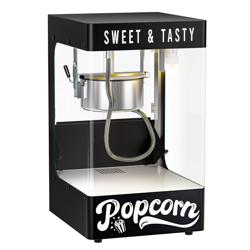 Popcornmaschine - 1,305 kW - 5 kg/h - mit 1 Kessel - Schwarz