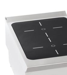 موقد تحريضي PAOLO 700 - 400x730x290mm - 7 kW - 2 مناطق طهي