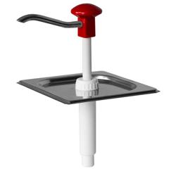 Dosificador de salsa - 2 litros - apto para cubetas GN 1/6 - 165x180x300mm - dosificación regulable - sin recipiente
