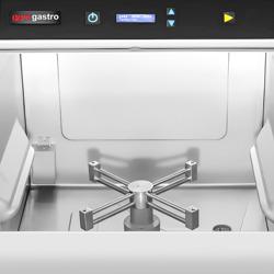 Double-skinned Undercounter Commercial Dishwasher - 500mm Basket - Digital Controls - 4.9kW - with Drain, Rinse Aid & Detergent Pumps