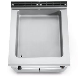 Bemar wodny elektryczny - stacjonarny - 3,2kW - 2x GN 1/1 + 1x GN 1/3 - z zaworem spustowym