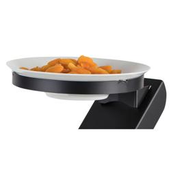 Présentoir / support de buffet - Noir - incl. 3 bols en mélamine Ø 260 mm