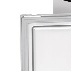 Bakkerij koelwerkbank PREMIUM PLUS - 2185x800mm - met 3 deuren & granieten werkblad