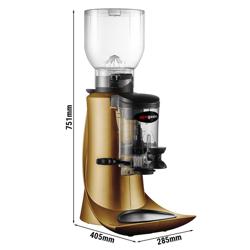 Kaffeemühle - 2kg - 55dB - Mit Dosierer - Gold