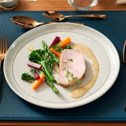 STAUB | DINING LINE - Teller - flach - Ø 150mm - Keramik - Weisser Trüffel
