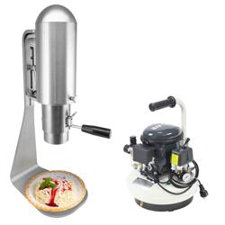 Commercial Spaghetti Ice Cream Press UNICA - with Ribbon Pasta shaper with cover