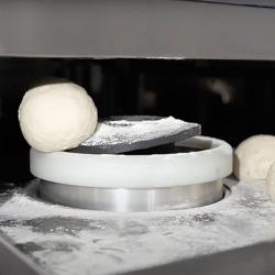 Arrotondatrice per impasto - per impasti di pizza e pane - 370W - Intervallo di peso: ~50-220g - 430x655mm - max 800 pz/h