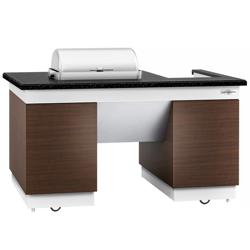 Preparation Table DUBLIN - 1600mm - Black Granite Worktop - Mobile