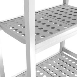 Regalset Aluminium - L-Form - Bautiefe: 360mm - Tragkraft: 600 kg