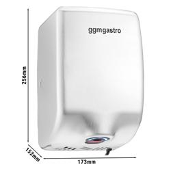 Asciugamani elettrico con Sensore a infrarossi - 1350W - Acciaio inox satinato