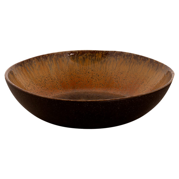 (4 st.) CECIL - djup tallrik - Ø 21 cm - brun