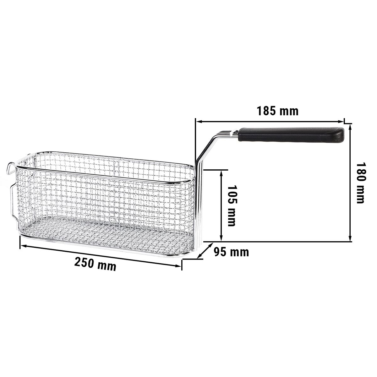Demi-panier pour friteuse – pour friteuses à gaz série 600
