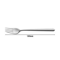 ZWILLING | Chiaro Dessert Fork – 180 mm - 18/10 Stainless Steel - Tapered Tines - Mirror-Polished - Dishwasher Safe