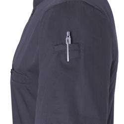 (6 stuks) KARLOWSKY | Korte Mouw Heren Werkshirt Performance - Antraciet - maat: L