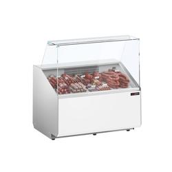 Vitrine refrigerada para bolos/pastelaria - 944x979x1323mm - painel frontal branco - 200 l - vidro panorâmico - display digital