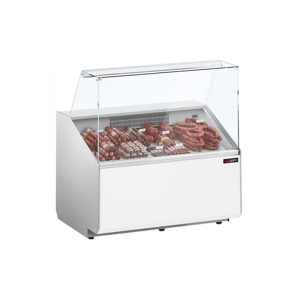 Koelvitrine - 1000mm - Wit voorpaneel