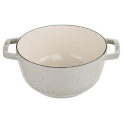 STAUB | SPECIALITIES - Fondue készlet - Ø 200mm - Öntöttvas - Fehér szarvasgomba