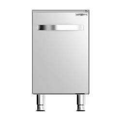 Sottotelaio per fornello a gas - 400x600x600mm - acciaio inox AISI 304 | con 1 porta | piedini regolabili - compatibile con GHK4632 & GHK4631
