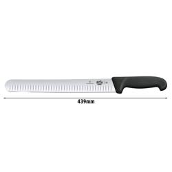 VICTORINOX | FIBROX - Cuchillo jamonero con filo festoneado - Hoja: 300mm