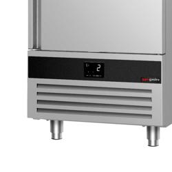 Koelkast RVS PREMIUM - 700mm - 600liter - tot +8°C - met 1 deur - geforceerde koeling, LED‑verlichting & automatische ontdooiing