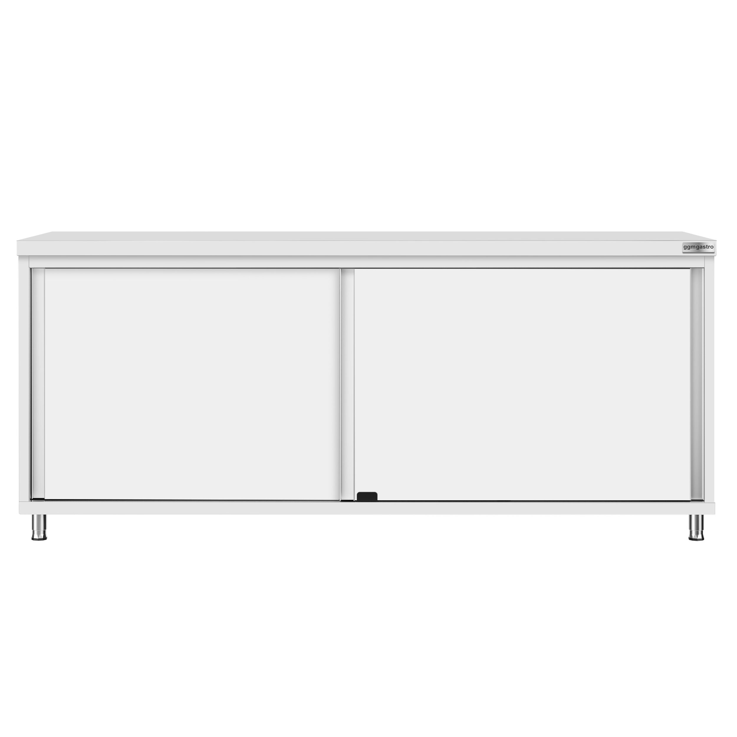 Edelstahl Arbeitsschrank ECO - 2000x700mm - mit Schiebetür