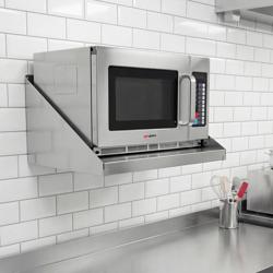 Edelstahl Mikrowellenhalterung - 530 mm