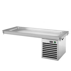 Vasca refrigerata da incasso (drop-in) - 1800mm - +2/+8°C - 5x GN 1/1 - 700W