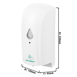 AIR-WOLF | Desinfectie dispenser met sensor - 500ml - ABS - Wit