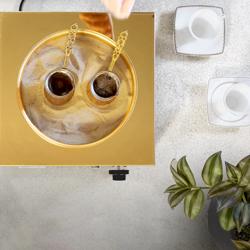 Turkse koffie maker (Gebrand Turkse koffie) - incl. zand