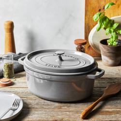 STAUB | LA COCOTTE - Kookpot - Ovaal - 290mm - Gietijzer - Grafietgrijs