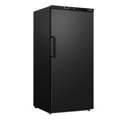 Ipari hűtőszekrény ECO - 600 liter - palásthűtéses - 1 ajtós - 5 polccal - ABS belső burkolat - fekete