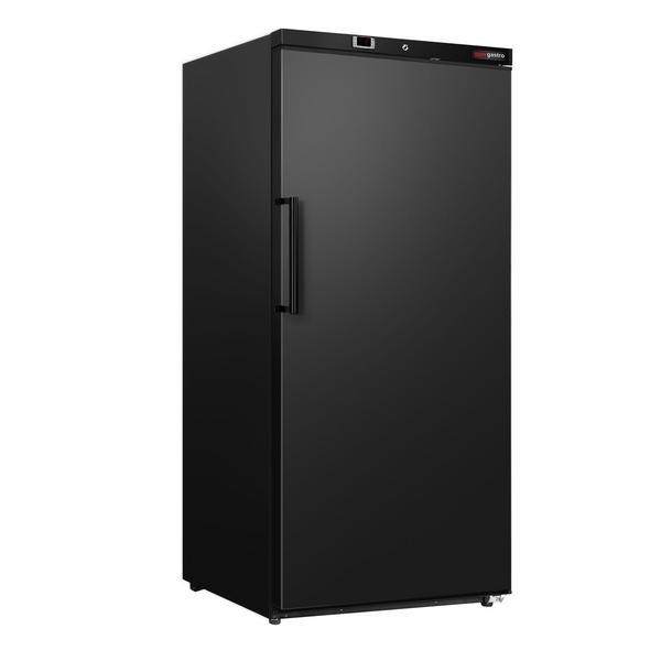 Voorraadkoelkast ECO - 600l - met 1‑deurs dichte deur & 5 roosters - binnenzijde kunststof - zwart