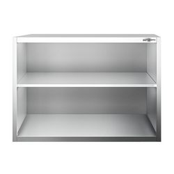 کابینت دیواری پریمیوم استیل - 1000*400 میلیمتر - بدون درب کشویی - 800 میلیمتر ارتفاع