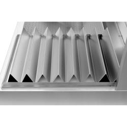 Mantenedor de batatas fritas / Aquecedor de batatas profissional - elétrico - 0,65kW - com ponte térmica de infravermelhos