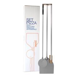 (SET) Pizzaofenschaufeln - mit Pizzaofenbürste