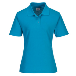 (5 pezzi) Polo da donna - Blu acqua - Taglia: L