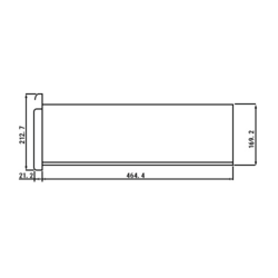 Mesa com gavetas PREMIUM 0,4 m - com 3 gavetas - Subestrutura para mesas de trabalho 600 de profundidade