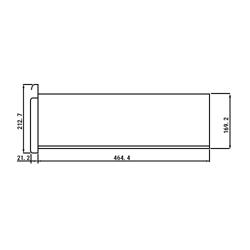 Szafka szufladowa PREMIUM - 3 szuflady - moduł podbudowy  400x560 mm - do ATK o głębokości 600 mm	