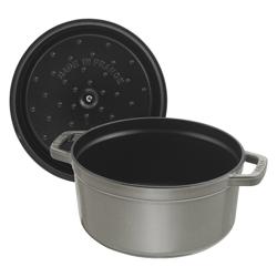 STAUB | LA COCOTTE - طنجرة كوكوت - بقطر 140 مم - حديد زهر - رمادي غرافيت