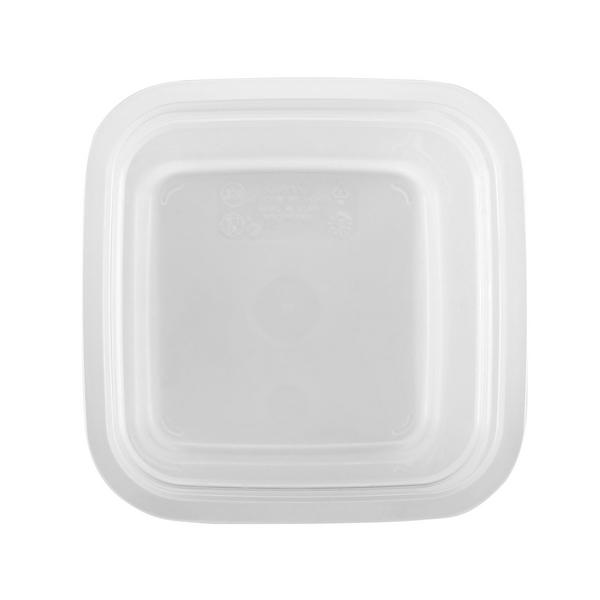 (6 pieces) CAMBRO | CAMSQUARES® – FreshPro Lids – Clear – Fits 0.47 L & 0.9 L – Leakproof
