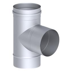 T-spojna dimovodna cijev 90° sa okapnim rubom - Ø 250 mm